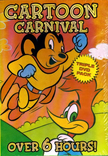 CARTOON CARNIVAL "OVER 6 HOURS"[TRIPLE DVD PACK]"Mighty Mouse+Heckle & Jeckle+Woody Woodpecker+Betty